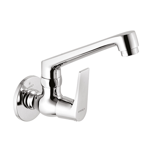 Sink Cock With Casted Spout Without Flange Wall Mounted Broga